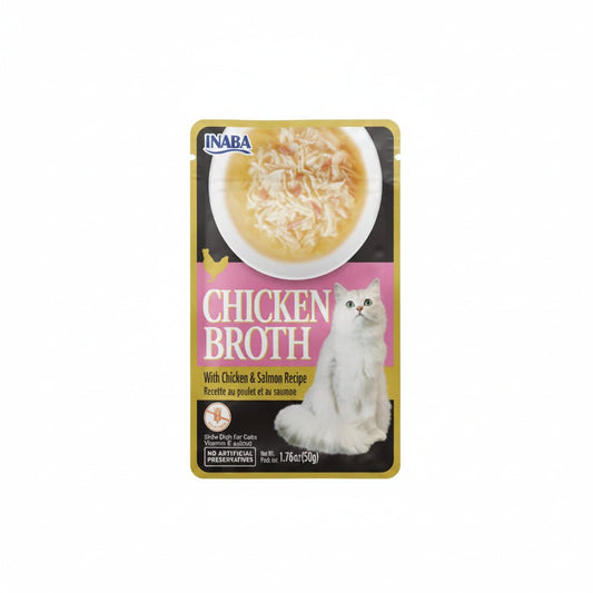 Churu Chicken Broth With Chicken & Salmon Recipe 50G - SNH Packing