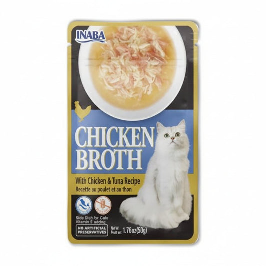 Churu Chicken Broth With Chicken & Tuna Recipe 50G - SNH Packing