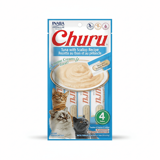 CHURU TUNA WITH SCALLOP 56 g/4 sticks per pack - SNH Packing