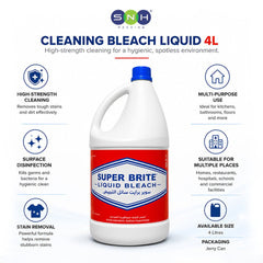 Cleaning Bleach Liquid 4L Surface Disinfectant Stain Remover - SNH Packing