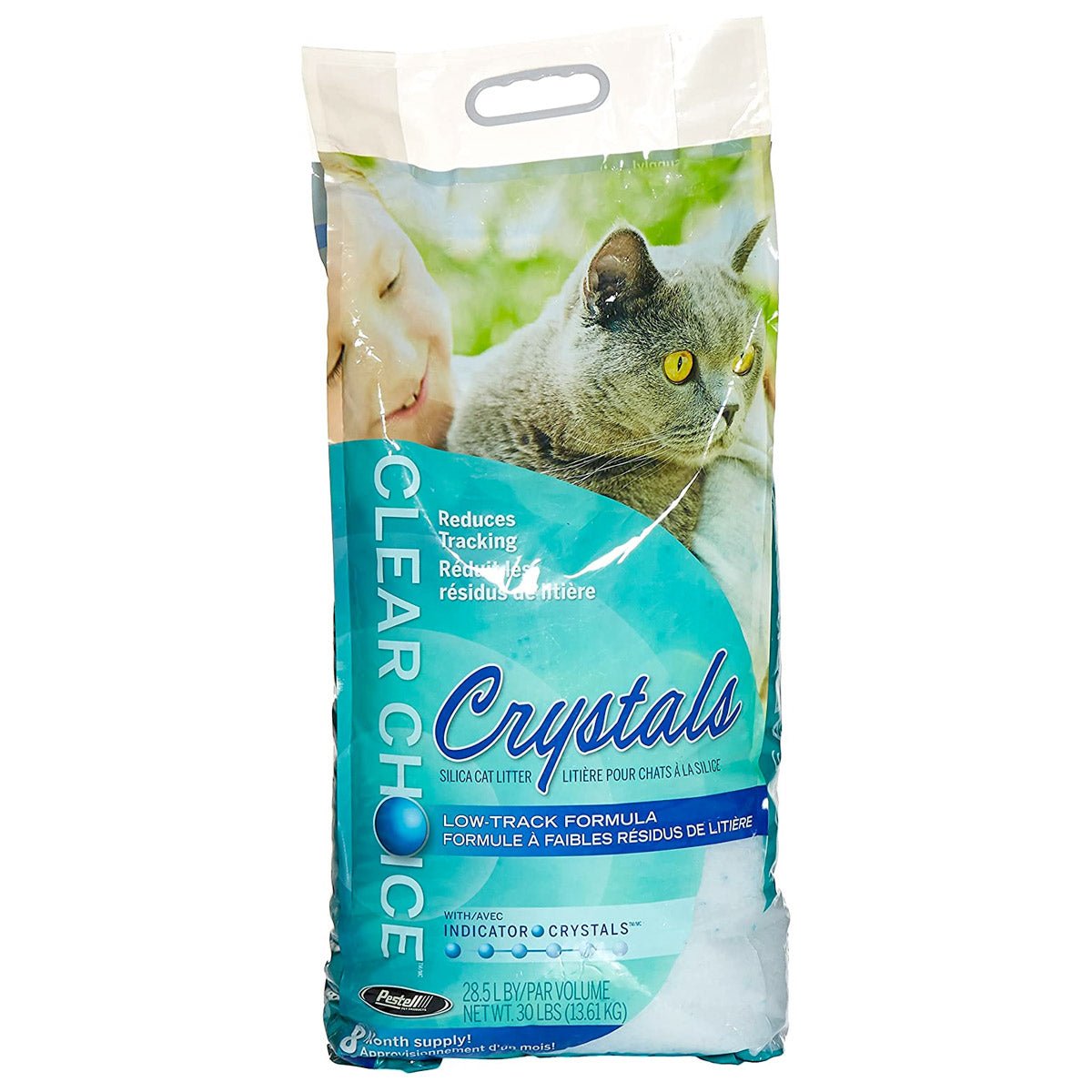 Clear Choice Silica Crystal Cat Litter 30LBS (13.6kg) - SNH Packing