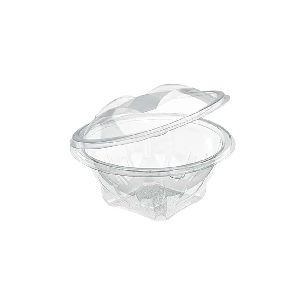 Clear Hinged Salad Bowls 8oz to 32oz Disposable Food Containers