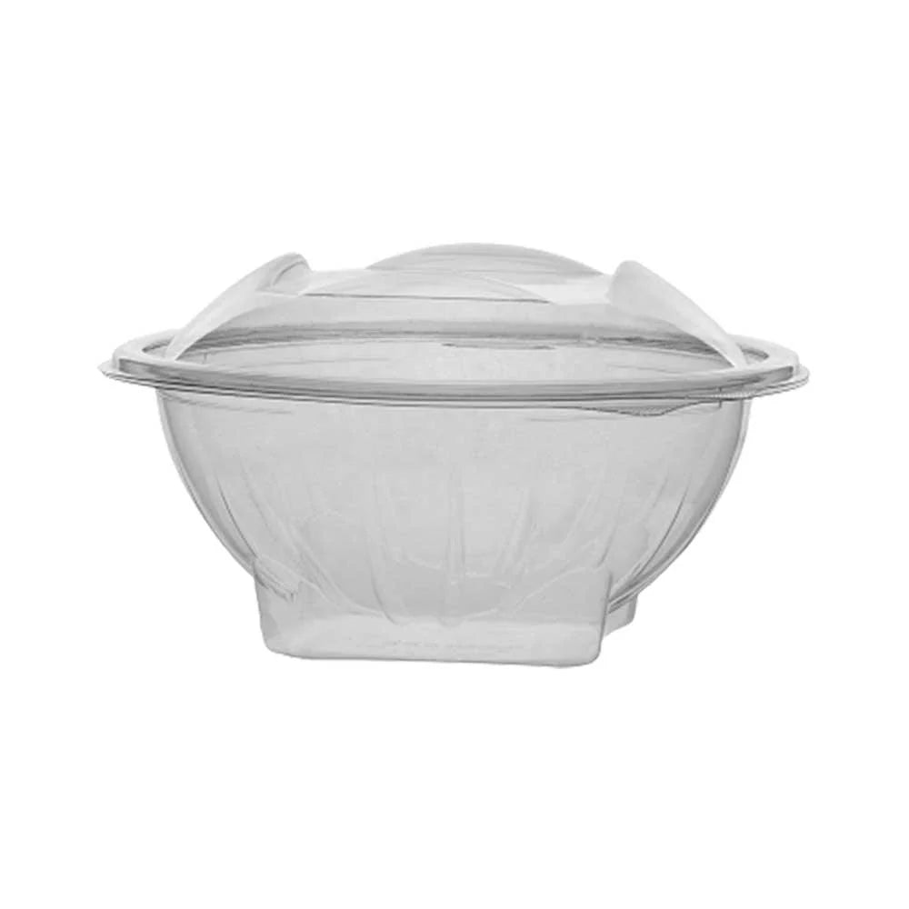 Clear Hinged Salad Bowls 8oz to 32oz Disposable Food Containers