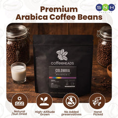 Coffeeheads Colombia Anaerobic Premium Arabica Coffee Beans (Specialty Grade) - SNH Packing