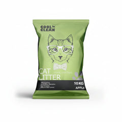 Cool Clean Clumping Cat Litter[Weight - 10kg, Flavor - Apple] - SNH Packing