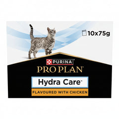 Purina Pro Plan Hydra Care Wet Food with Chicken for Cats 10X75G