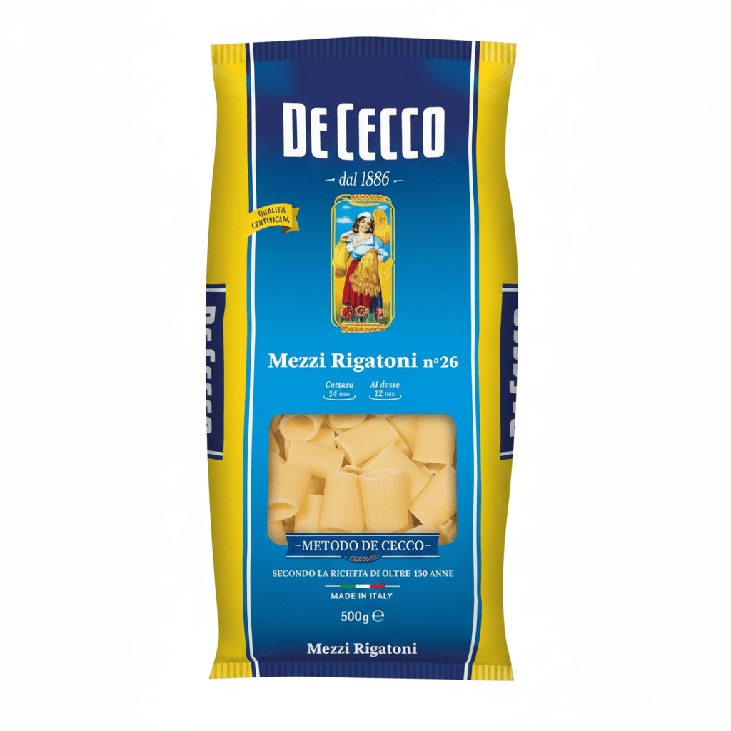 De Cecco Rigatoni No. 26 500g - SNH Packing