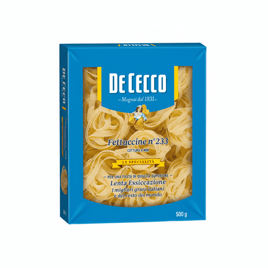 DeCecco Fettuccine Pasta 500G Italian Durum Wheat Pasta - SNH Packing