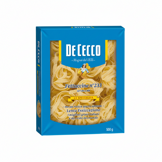 DeCecco Fettuccine Pasta Italian Durum Wheat 500G