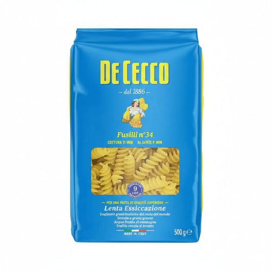 Dececco Pasta Fusilli No.34 500g - SNH Packing