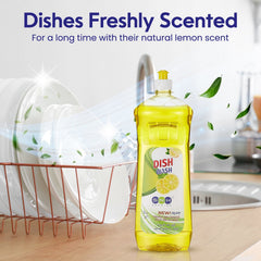 Dish Wash Liquid 1 Litre Yellow Grease Remover - SNH Packing