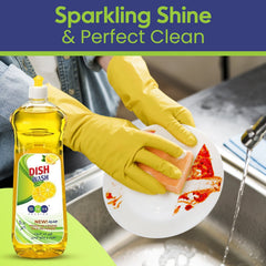 Dish Wash Liquid 1 Litre Yellow Grease Remover - SNH Packing
