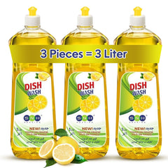 Dish Wash Liquid 1 Litre Yellow Grease Remover - SNH Packing