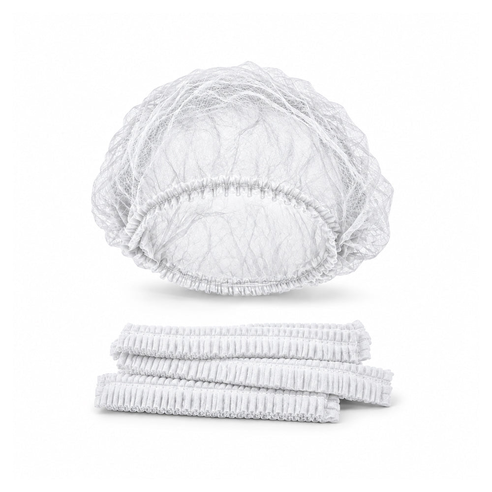 Disposable Elastic Hair Net 100 Pieces Pack for Food Hygiene - SNH Packing