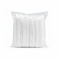 Disposable Elastic Hair Net 100 Pieces Pack for Food Hygiene - SNH Packing