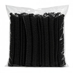 Disposable Elastic Hair Net Black 17 Inch 100PCS Pack