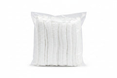 Disposable Elastic Hair Net White 18 Inch 100PCS Pack