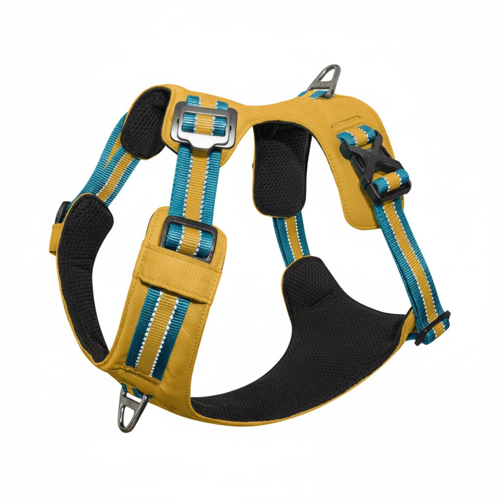 DOCO VERTEX Reflective Ultralight Mesh Harness X.Large [Neck 58-69cm;Chest 72]-Plateau - SNH Packing