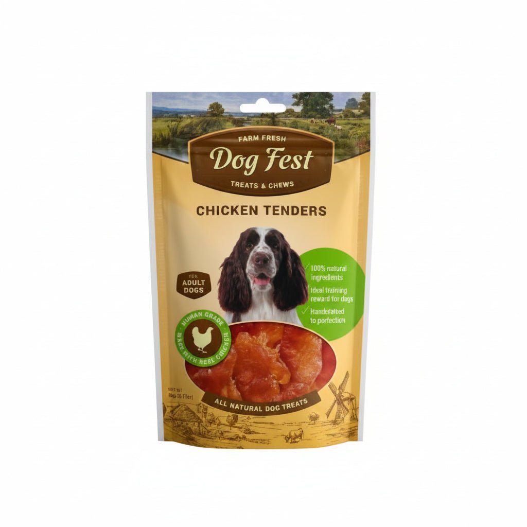 Dog Fest Chicken Tenders For Adult Dogs - 90g - SNH Packing
