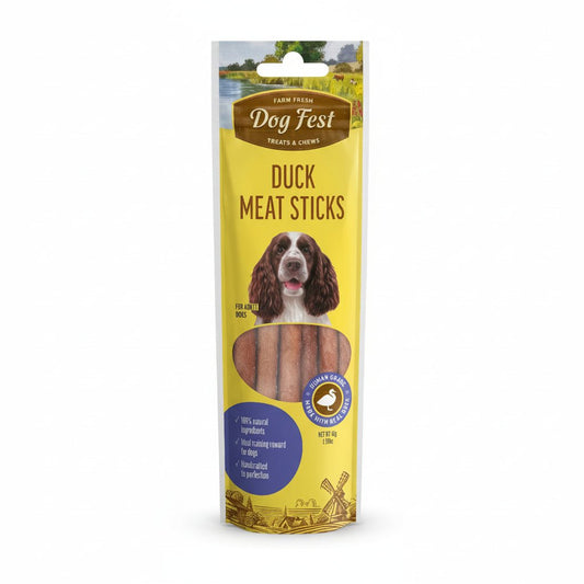 Dog Fest Duck Meat Sticks For Adult Dogs - 45g - SNH Packing