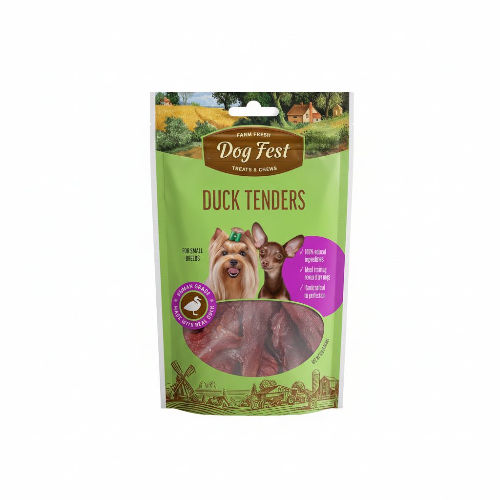 Dog Fest Duck Tenders For Mini - Dogs - 55g - SNH Packing