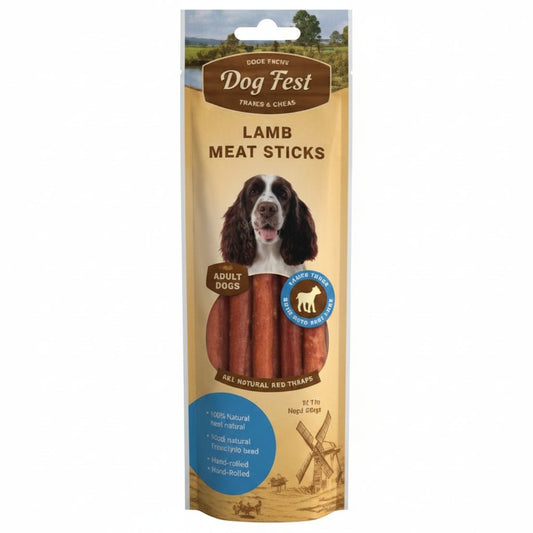 Dog Fest Lamb Meat Sticks For Adult Dogs - 45g - SNH Packing