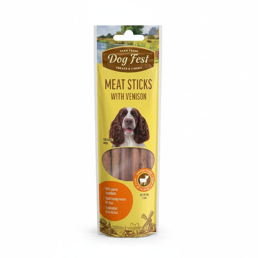 Dog Fest Meat Sticks With Vension For Adult Dogs[Weight - 45g] - SNH Packing