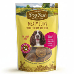 Dog Fest Meaty Coins With Chicken And Duck Rings 90g - SNH Packing