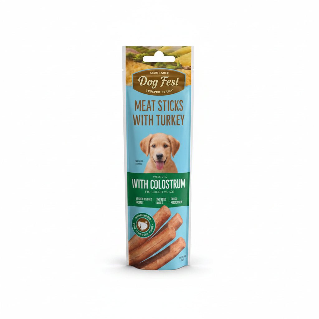 Dog Fest Turkey Stick With Colostrum 45g - SNH Packing