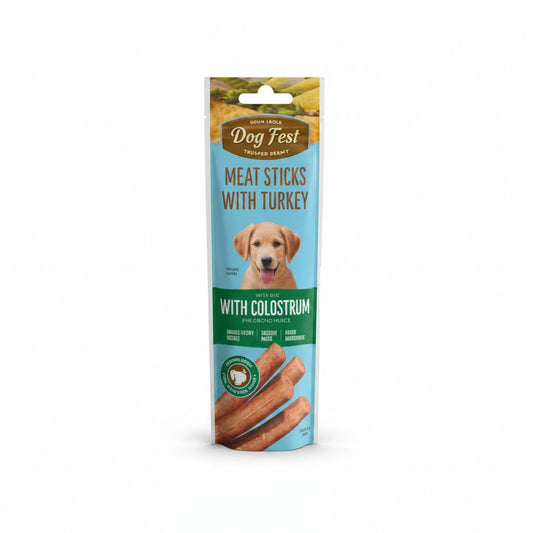 Dog Fest Turkey Stick With Colostrum 45g - SNH Packing
