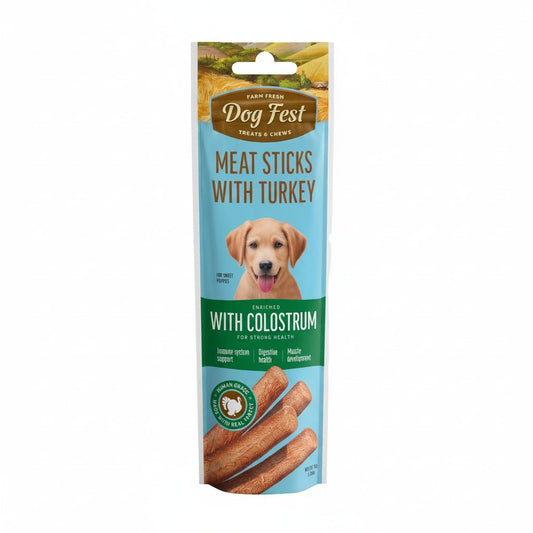 Dog Fest Turkey Stick With Colostrum 45g - SNH Packing