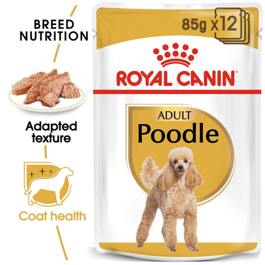 Royal Canin Breed Health Nutrition Poodle Adult (Wet Food - Pouches) 12 x 85 g
