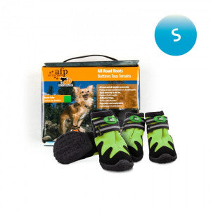 All For Paws Outdoor Dog Shoes Green Small, 5 cm