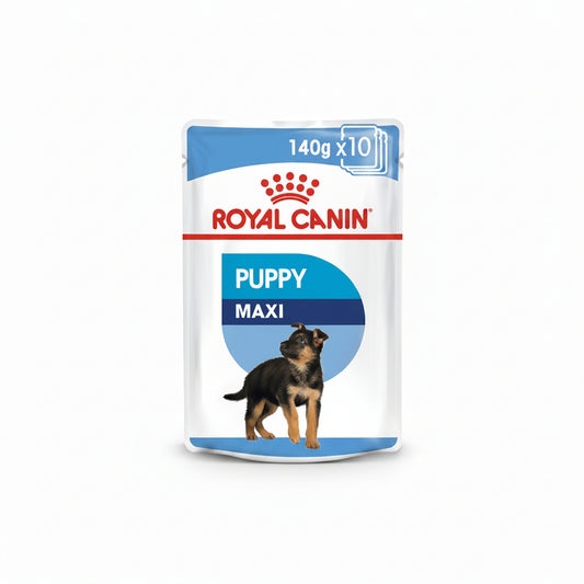 Royal Canin Size Health Nutrition Maxi Puppy (Wet Food - Pouches) 10 x 140 g