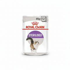 Royal Canin Feline Health Nutrition Sterilised Jelly (Wet Food - Pouches) 12 x 85 g