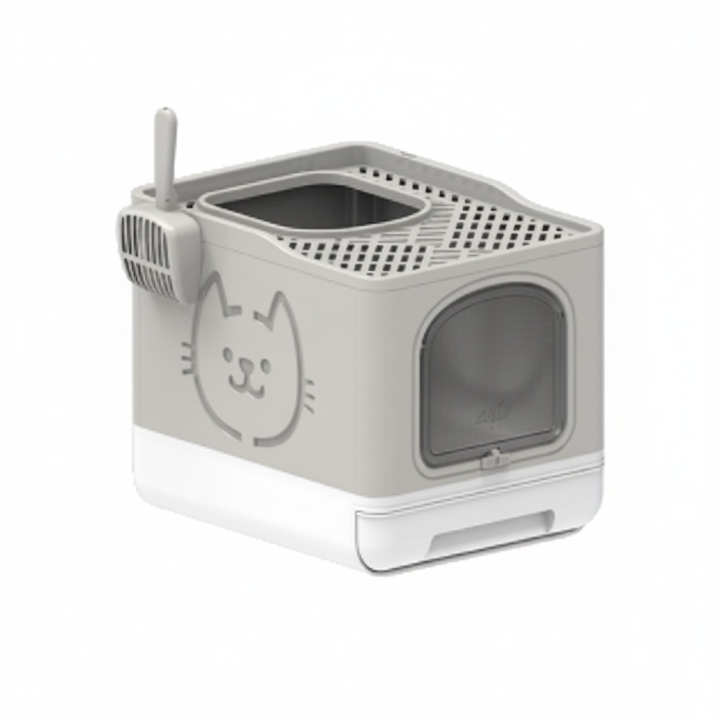 AFP Go Fresh Foldable Cat Litter Box Sand