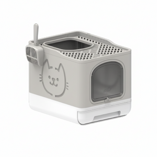 AFP Go Fresh Foldable Cat Litter Box Sand