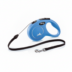 FLEXI New Classic Cord Blue, Small, 5 m