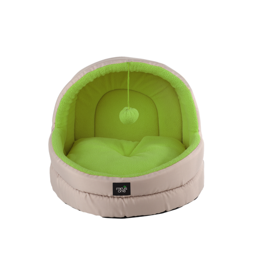 All For Paws Hideaway Cat Cave Meadow Green