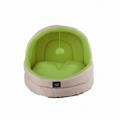 All For Paws Hideaway Cat Cave Meadow Green