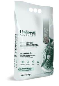 Lindocat Natural Bentonite Advanced Clumping + Low Track (Fragrance-free) 10 L