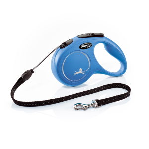 Flexi New Classic Cord Blue, Medium, 5 m