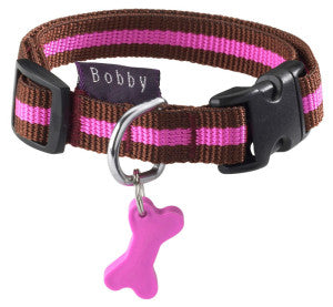 Bobby Arlequin Collar Maroon, Medium