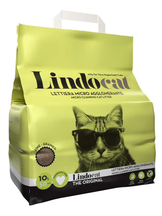 LindoCat Natural Bentonite The Original (Fragrance-free) 10 L