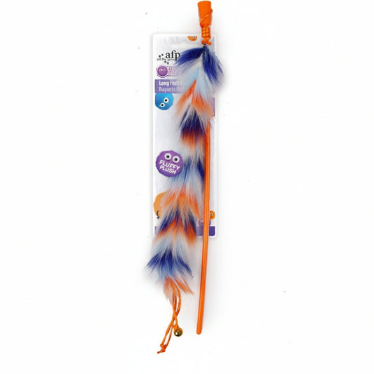 All For Paws Long Fluff Wand Orange