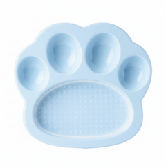 PetDreamHouse PAW 2-IN-1 Mini Slow Feeder & Lick Pad Baby Blue Easy