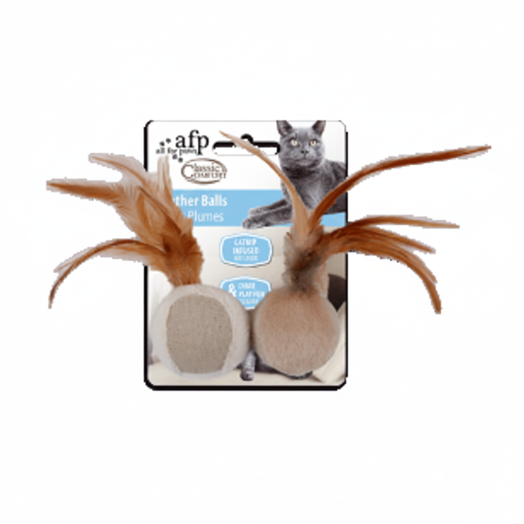 All For Paws Classic Comfort Feather Ball