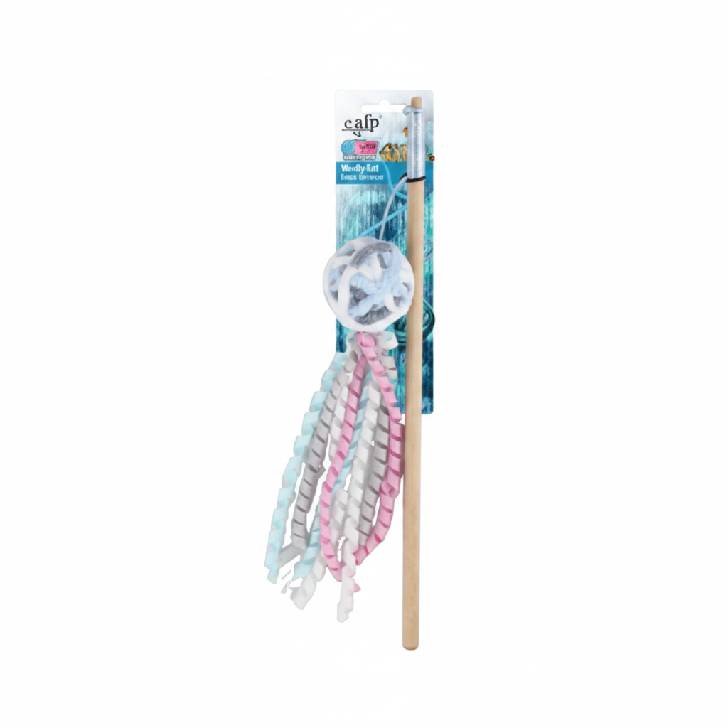 All For Paws Knotty Habit Woolly Ball (Blue)