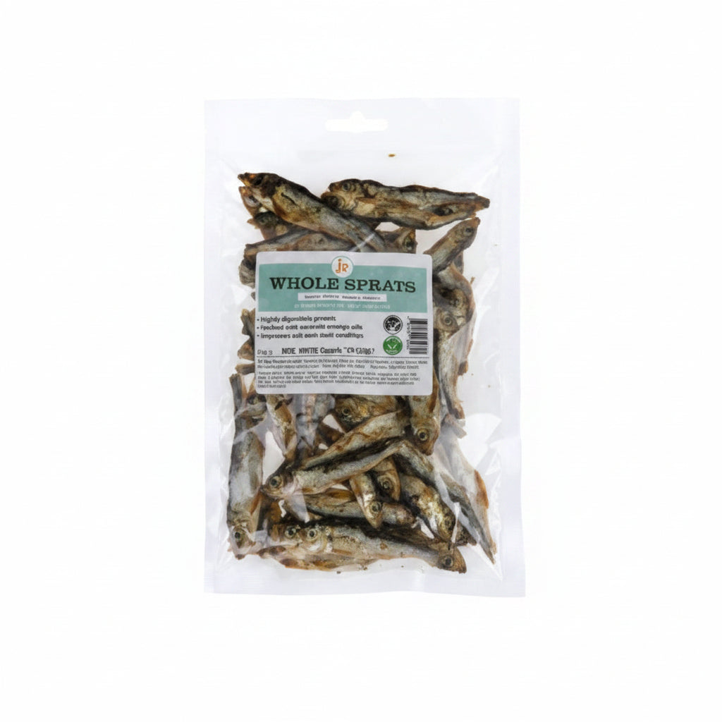 JR Hypoallergenic Whole Sprats Dog Treats 85 g
