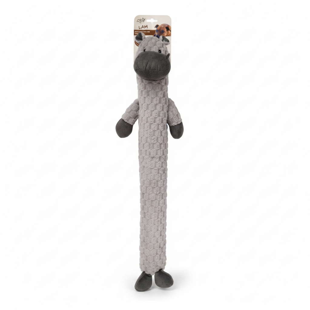 All For Paws Lam-Jumbo Snuggle Straw Hippo